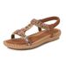 2024 Summer New Bohemian Style Women, Ethnic Large Size Slip-On Flat Sandals For Women_vogvips.com
