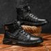 European Warm Series 2025 Autumn New Daily Casual Men's Shoes Black Trendy Martin Boots Versatile For Outings_vogvips.com