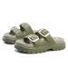 Summer Men's Fashionable Slippers With Ins Thick Sole A Sense Of Stepping On Poop, Odor And Anti Slip Straight Drag_vogvips.com