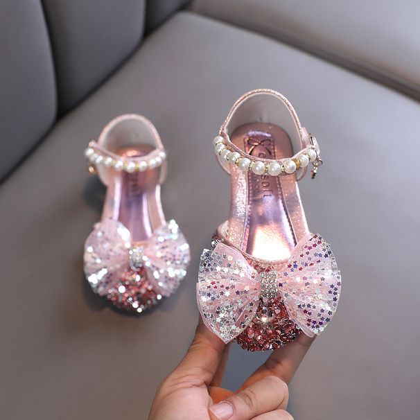 Girls Small Large Leather Shoes Single Shoes Dance Casual Shoes Girl Princess_vogvips.com