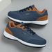 Leather Trend Casual Shoe Comfortable Breathable Leisure Male Sneakers Non-slip Footwear Men Sports Shoes_vogvips.com
