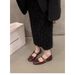 Small And Tall Mary Jane Single Women 2025 New Spring Shallow Mouth Fairy Evening Bean Shoes_vogvips.com