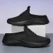 Outdoor Men Half Slippers Summer Casual Shoes Flat Mens Walking Sneakers Breathable Lightweight Non Slip Man Loafers_vogvips.com
