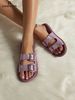 New Luofu Fashionable Women's Outdoor Double-Buckle Sandals, Thick-Soled Eva Material, Comfortable And Eco-Friendly_vogvips.com
