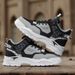 Men's Fashion Low-Top Sneakers - Breathable Casual Slip-On Shoes With Platform Sole, Minimalist Korean Style, Black/Tan/White_vogvips.com