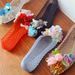 Korean Jelly Single Crystal PVC Outdoor Casual Pointed Toe Sandals Slip-On Hollow Dance Shoes_vogvips.com