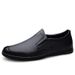 Men's Casual Leather Shoes Large Size Small Leather Shoes_vogvips.com