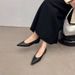 Versatile Single Shoe Women's For The Spring And Autumn Of 2025, New Suede Round Toe Shallow Mouth Comfortable One Foot_vogvips.com