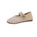 Mesh Hollow Single Shoes Fairy Fairy Style Temperament Shallow Mouth Flat Sole Single Shoes Fishing Net Shoes_vogvips.com