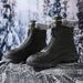 Foreign Trade Large Size Cotton Shoes Casual Fashion Umbrella Cloth Piled Thickened Warm Snow Boots Large Cotton Shoes_vogvips.com