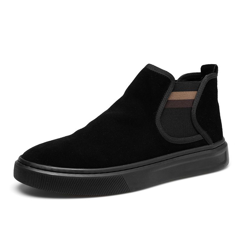 European Warm Series 2025 Winter New Martin Men's High-top Suede British Style Fashion Casual Shoes Fleece Lined Short Boots_vogvips.com