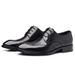 Blok Carved Trendy High-end New Formal Pointed Leather Black Business Wedding Shoes Men's Style_vogvips.com