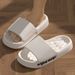 Smile Pop House Shower Bathroom Shoes EVA Beach Slides Fashion Soft Cloud Slippers Summer Men Antiskid Sandals_vogvips.com