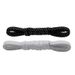 Black And White Shoelaces Flat Three Point Twill Metal Wire Shoe Accessories Suitable For Board Shoes Canvas Shoes Casual Shoes_vogvips.com