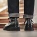 European Warm Series MRA Thick-Soled Martin Men's British Style Round Toe Chunky Short High-Top Derby Shoes Work Leather Boots_vogvips.com