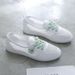Little White Shoes Women's Thin Mesh Breathable Mesh Shoes Korean Edition Student Children Flat Bottom One Pedal Lazy Shoes_vogvips.com