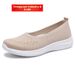 2025 New Old Beijing Cloth Foreign Trade Flat Fly Knit Women, Spring Autumn Slip-On Shoes For Middle-Aged And Elderly_vogvips.com