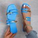 2026 Summer New Large Size Women's Shoes Slippers Color Matching Casual Wear Cool Slippers Women's Shoes Beach Shoes_vogvips.com