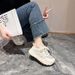 Breathable White Thick Sole Dad Comfortable Casual Travel Shoes Women's Physical Special Training_vogvips.com