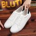 Summer Little White Board Leather Surface Anti Odor Breathable Trendy Versatile Suit Casual Shoes Men's 2025 Flat Bottom_vogvips.com