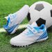 Soccer Shoes Soccer Cleats Football Boots New Children's Velcro TF For Boys And Girls, Youth Training Soccer Shoes, Student Professional Competition S_vogvips.com
