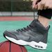 Men's High-Top Basketball Shoes,Fashion Air Cushioning,Comfortable Non-Slip,Breathable Shock-Absorbing Outdoor_vogvips.com