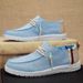 Euro Step Men's Loafers Korean Style Fashion Casual Trendy Breathable Lightweight Slip-On Canvas Shoes_vogvips.com