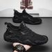Coconut Summer Breathable Flyknit Mesh Men's Outdoor Sports Soft Sole Quick-Dry Running Casual Shoes_vogvips.com