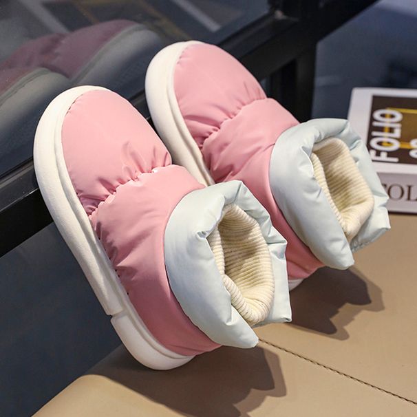 Parent-child Snow Boots Cotton Shoes Plush Warm Shoes Boys' And Girls' Shoes Children's Outdoors_vogvips.com