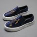 Le Fu Summer Breathable Thin One Step New Thick Soled Height Increasing Casual Leather Men's Bean Shoes_vogvips.com