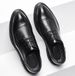 Suitable For All Seasons New Pointed Toe Korean Style Trendy Formal Business Casual Large Size British Lace-up Leather Men's Wedding Shoes_vogvips.com
