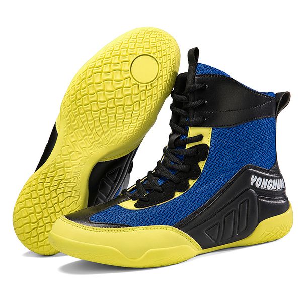 New Large Size Men's And Women's Comprehensive Training Shoes High Top Boxing Shoes Squat Professional Training Shoes_vogvips.com