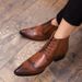 ct 2025s British Style Nightclub Hairstylist Casual Business Lace-up Height Increasing Pointed Toe Men's Leather Shoes_vogvips.com