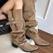 American Big Tube Pile For Women 2025 New Hot Girl Style Over-the-Knee High Slimming Western Knight Boots_vogvips.com
