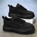 Spring Men's Sneakers Work Wear Resistant Shoes Fashion Single Shoes Non Slip Versatile Casual Shoes Simple And Elegant Sneakers_vogvips.com