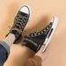 Canvas For Women Spring And Autumn Season New Student Classic Zipper Casual Versatile High Top Canvas White Board_vogvips.com