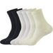 Women's mid-tube socks Solid color loose stockings soft cotton socks wicking casual socks for women_vogvips.com
