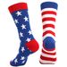 Hot hot American flag socks striped cotton socks mid-tube socks_vogvips.com