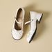 Retro French-style Bow-front Wide-heeled Ankle Boots For Women, 2026 Spring New Style_vogvips.com