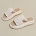 Women's Summer New Style Shiny Color Platform Flip-flops, Casual And Versatile, Single Strap Sandals, Anti-exposure Flip-flops_vogvips.com