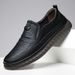 New Leather Business Bean Casual Men's Soft Soled Anti Slip Lazy Shoes_vogvips.com