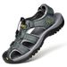Men's Outdoor Sandals – Detachable Lining Leather Camping Shoes (12 Colors/Up To EU_vogvips.com