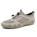 Men's Casual Sneakers Large Size Sewn Leather Mesh Shoes Octopus Men's Shoes Lazy Shoes_vogvips.com