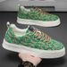 Canvas Shoes Men Low Top Summer 2025 New Niche Low Top Printed Board Shoes Men Thick Sole Sports Casual Fashion Shoes_vogvips.com