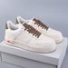 The New Leather Sneakers Are Breathable And Comfortable, Suitable For Both Men And Women For Daily Commuting And Casual Wear_vogvips.com