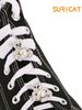 shoelace Charm Pendants With ABS Butterfly Buckle Decorations And Pearl-studded Rhinestone Bears. DIY Luxury Rhinestone Shoelace Clip Accessories_vogvips.com
