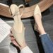 Women's Sandals - 2026 Summer New Style Thick Heel Sandals - Women's Pointed Toe Medium Heel Slippers_vogvips.com