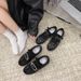 Retro Metal Buckle Dechen Women's Spring-autumn New Style Casual Outerwear Wearable Casual Lace-up Single Shoes For Women_vogvips.com