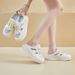 Little White Shoes Female Students Hollow Breathable Thick-soled Heightening Shoes Casual Board Shoes_vogvips.com