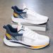 Summer 2025 New Versatile Sports And Leisure Men's Lightweight Running Breathable Fly Woven Mesh Shoes_vogvips.com